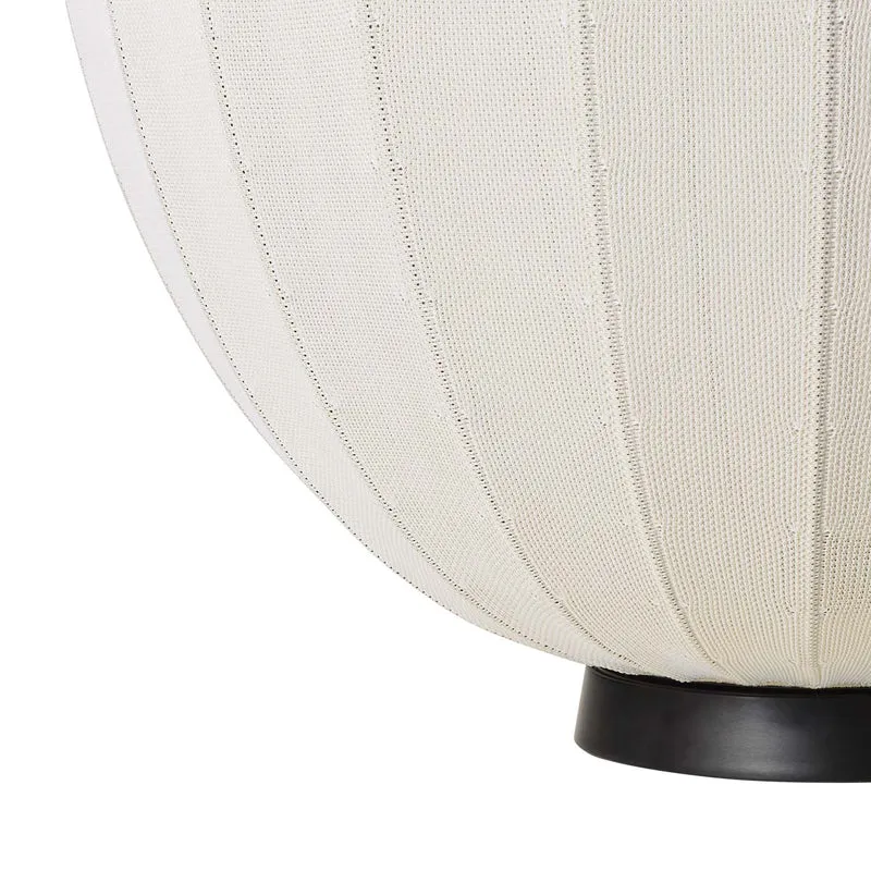 KNIT-WIT - Lampe à poser en polyester tricoté, style japandi