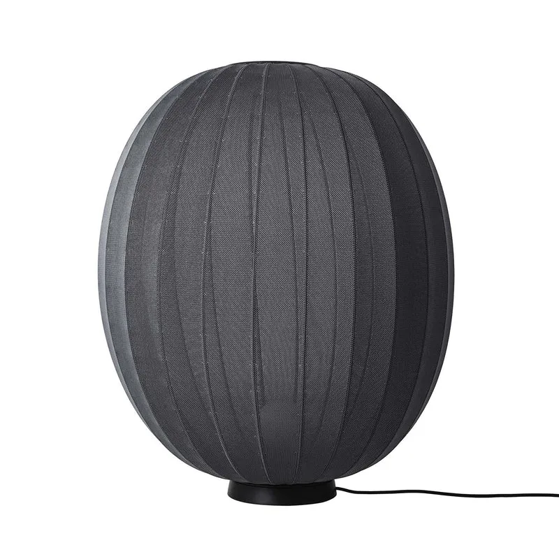 KNIT-WIT - Lampe à poser en polyester tricoté, style japandi
