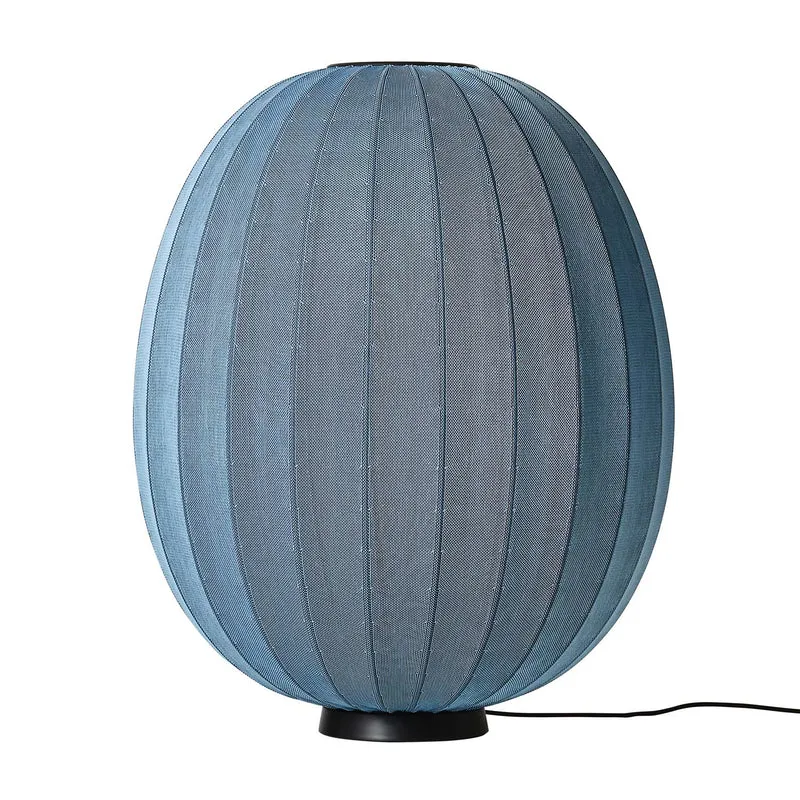KNIT-WIT - Lampe à poser en polyester tricoté, style japandi