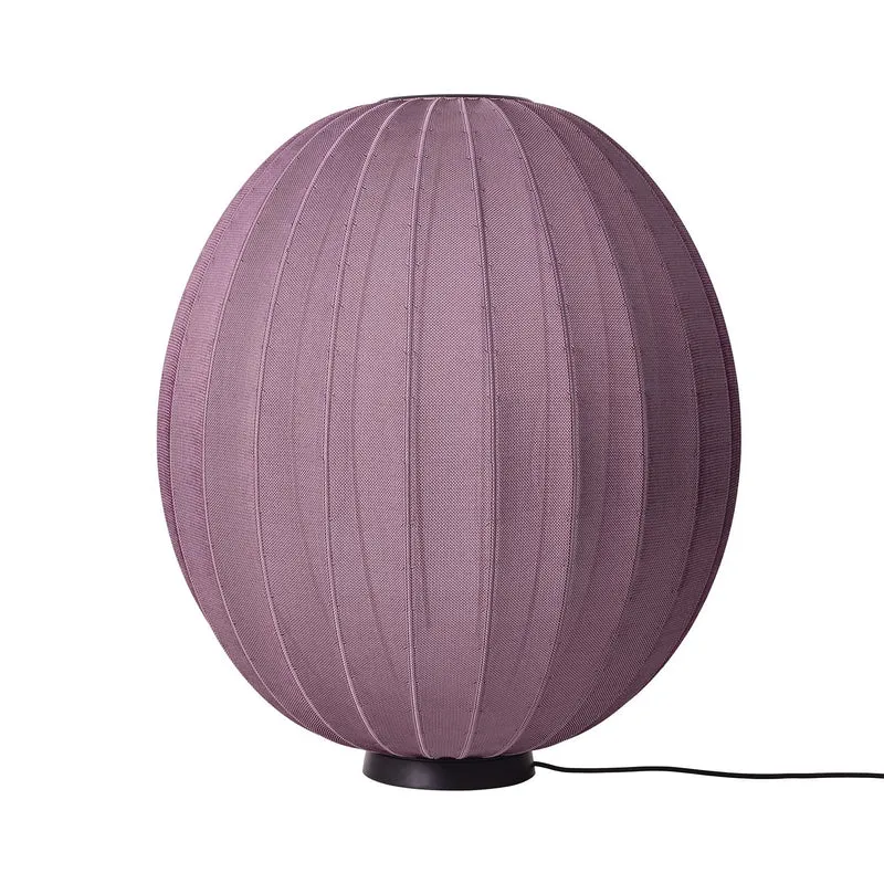 KNIT-WIT - Lampe à poser en polyester tricoté, style japandi