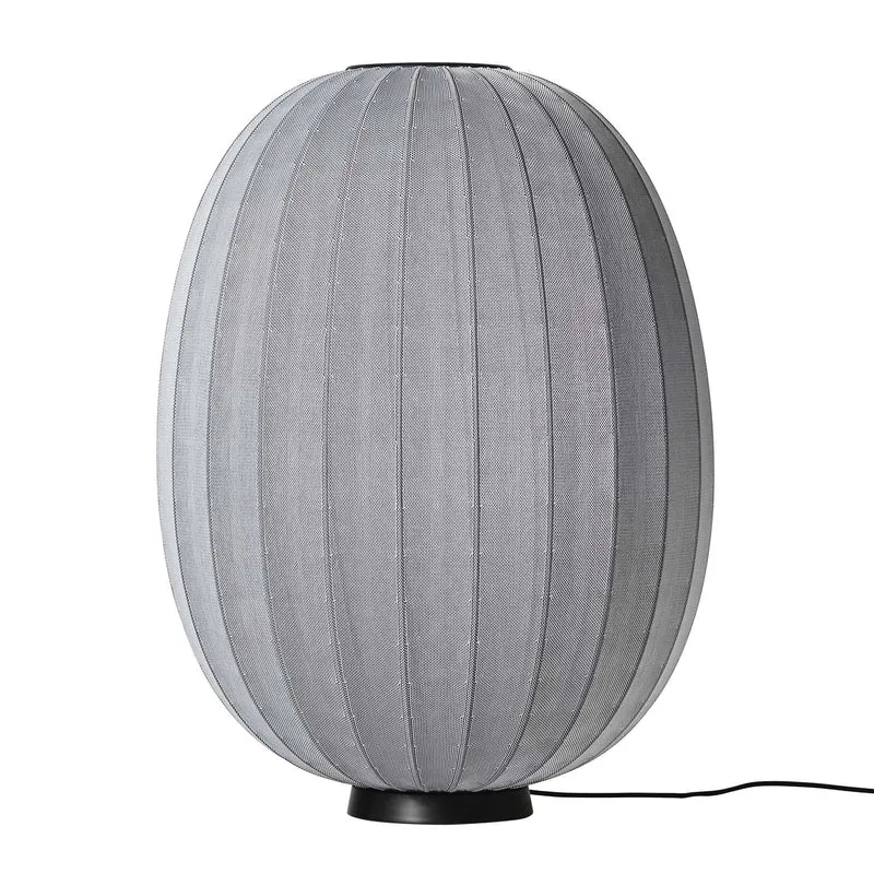KNIT-WIT - Lampe à poser en polyester tricoté, style japandi