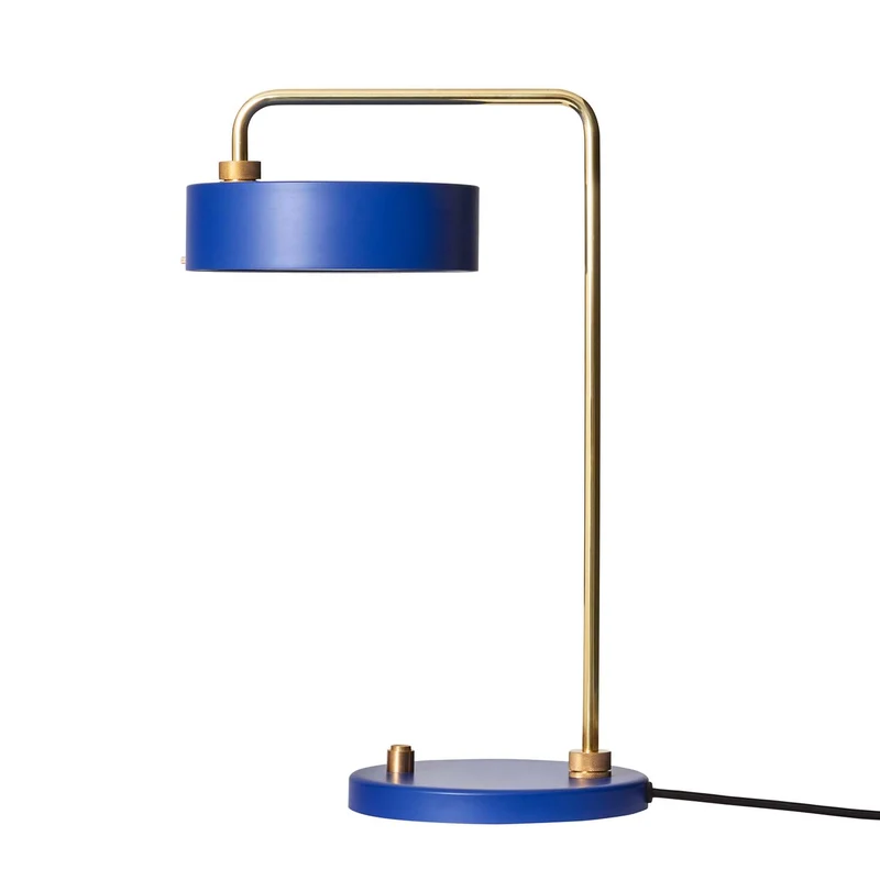 PETITE MACHINE - Lampe à poser en laiton et acier, style Art déco