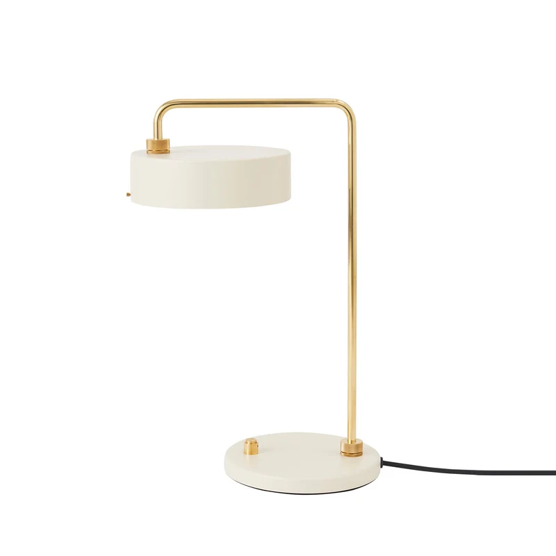 PETITE MACHINE - Lampe à poser en laiton et acier, style Art déco