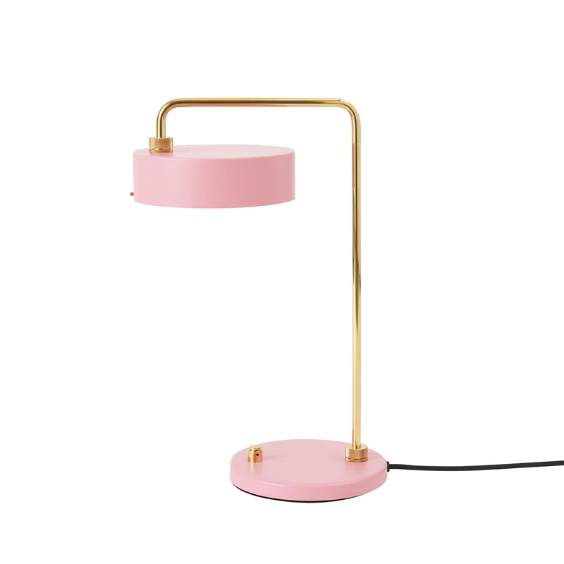 PETITE MACHINE - Lampe à poser en laiton et acier, style Art déco