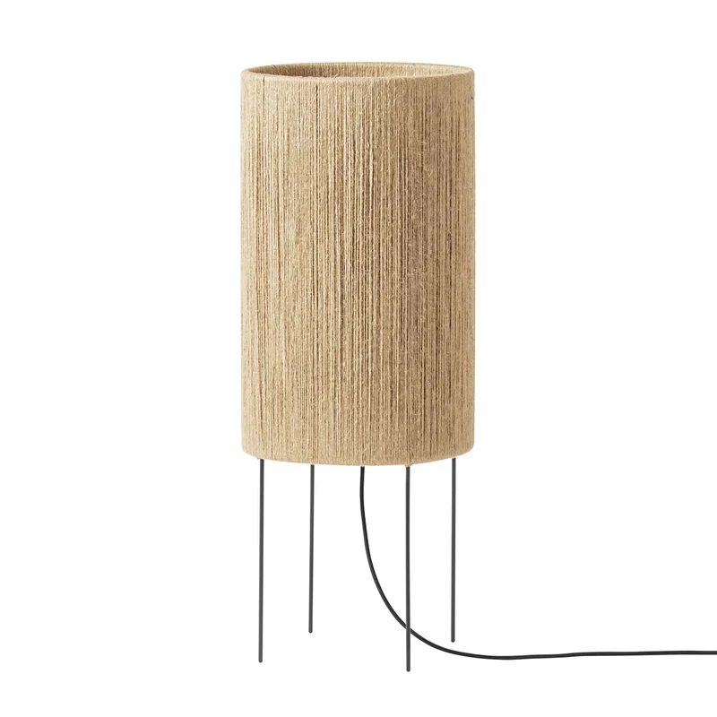 RO - Lampadaire en fil de jute, style bohème