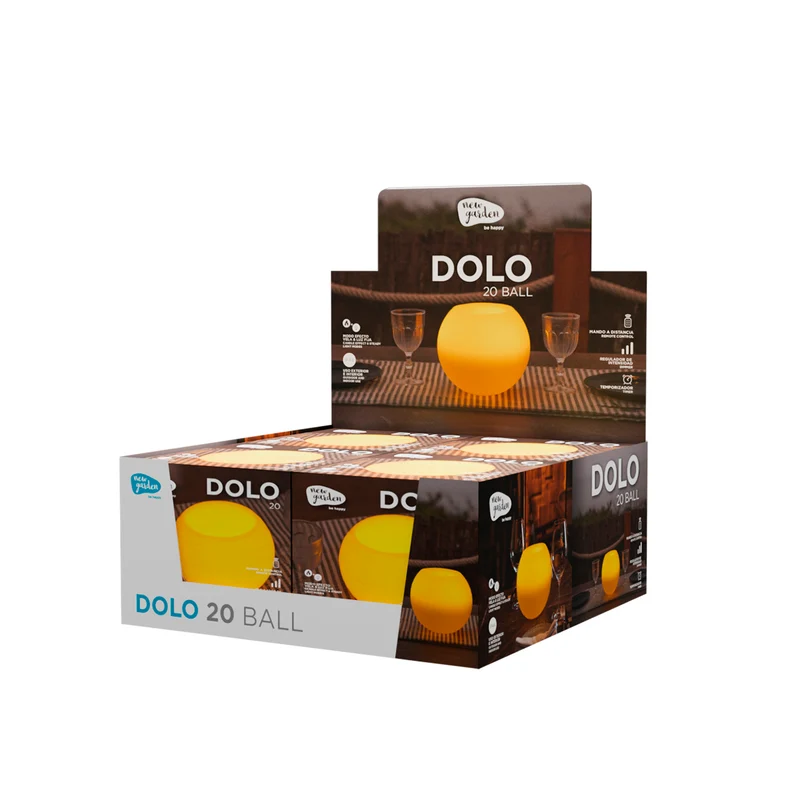 Lampada da tavolo a forma di sfera e candela – Dolo 20 Ball