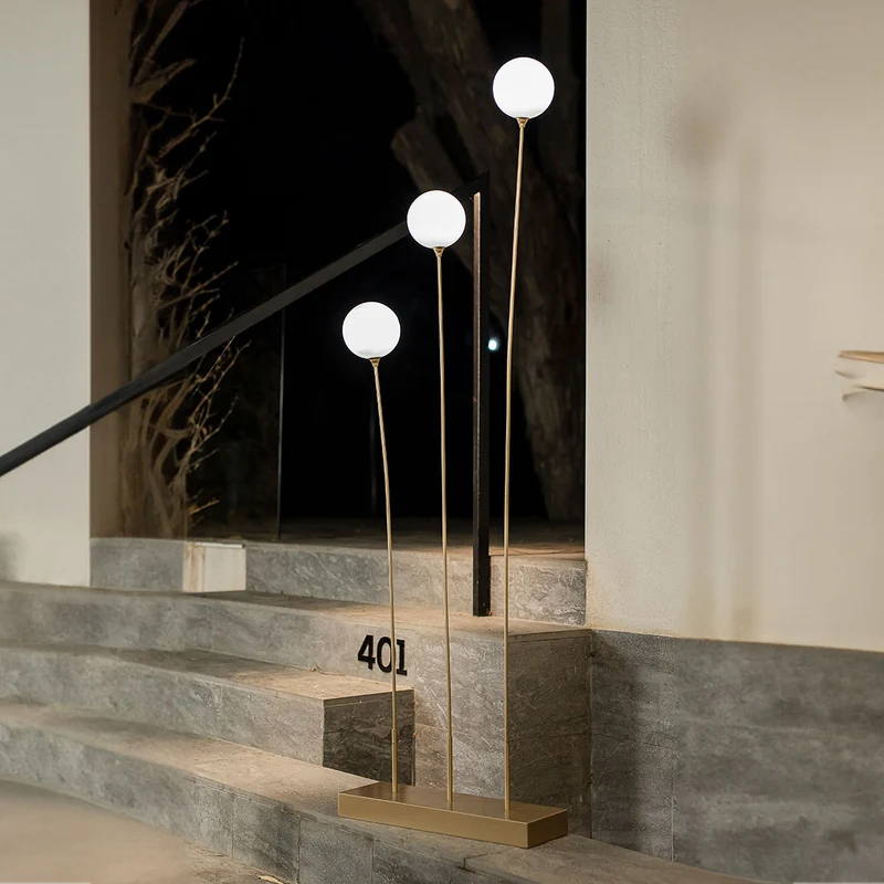 Confezione da 3 unitá - Lampada da terra con cavo BRUNA 165 (RICONDIZIONATO)