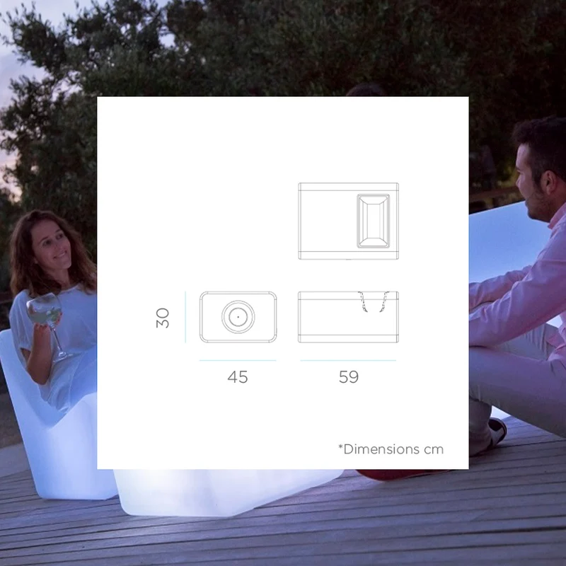 TAVOLINO TARIDA TAB SENZA LUCE