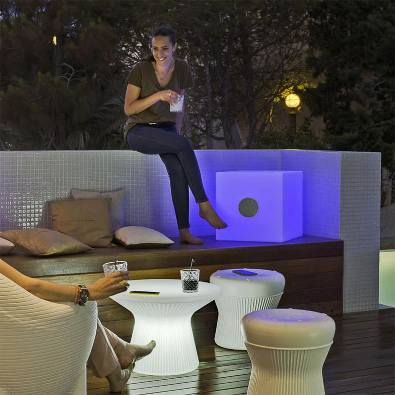 DIFFUSORI ACUSTICI QUADRATO CON LUCE CUBY 45 PLAY