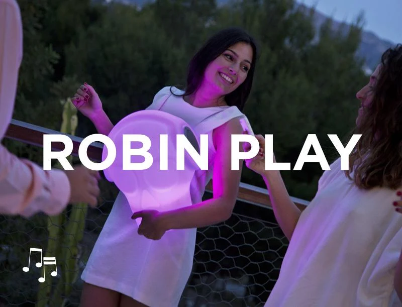 Parlatori portatile con luce Robin Play