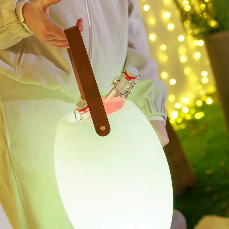 Portabottiglie illuminato Apolo con altoparlante