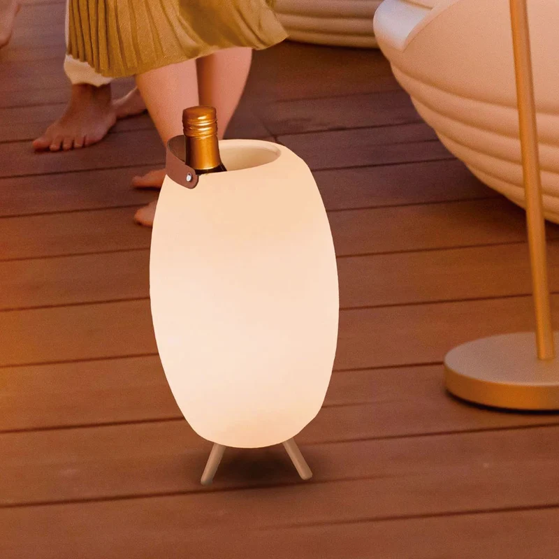 Portabottiglie illuminato Apolo con altoparlante