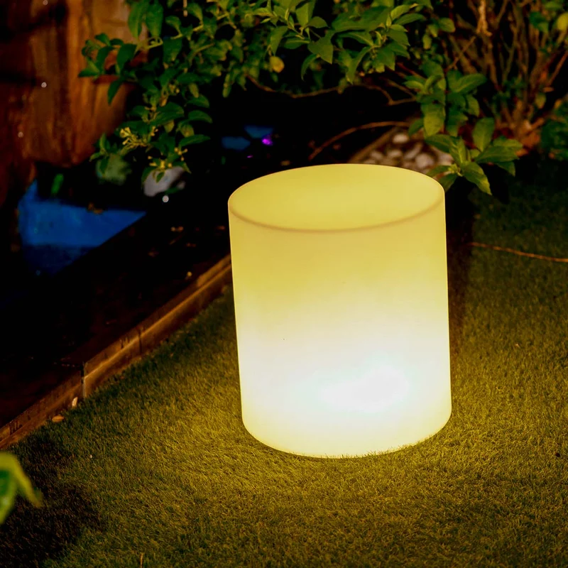 Lampada da terra cilindrica Tuby