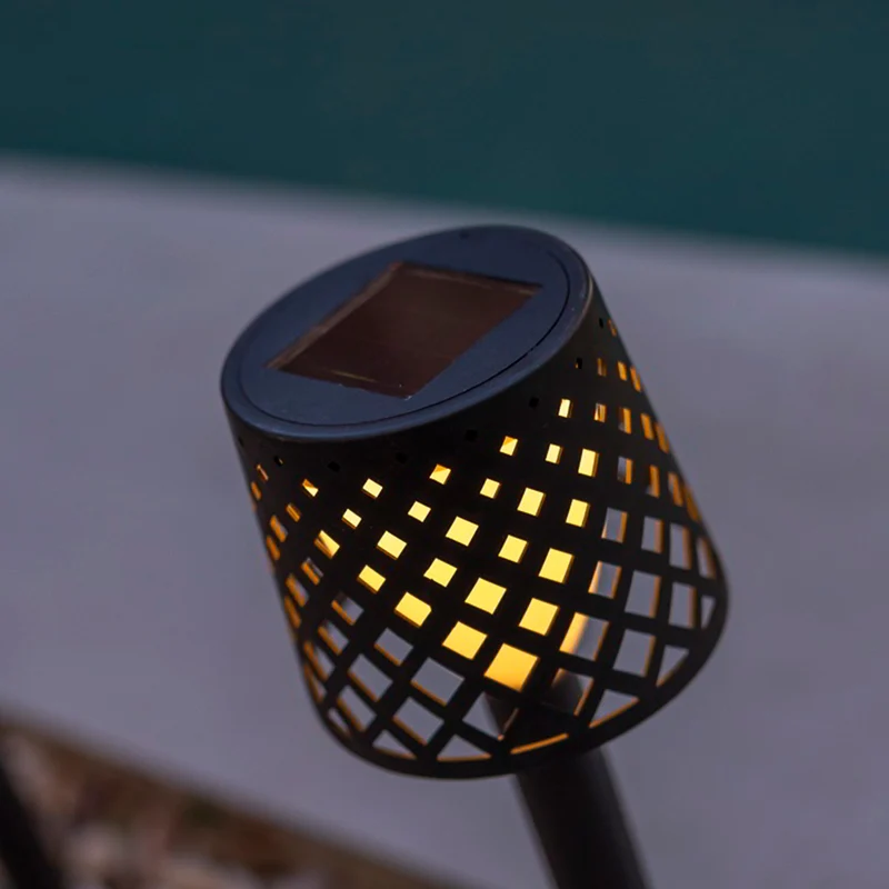 Gretita Puntale solare da giardino (4 pezzi) - Colore nero