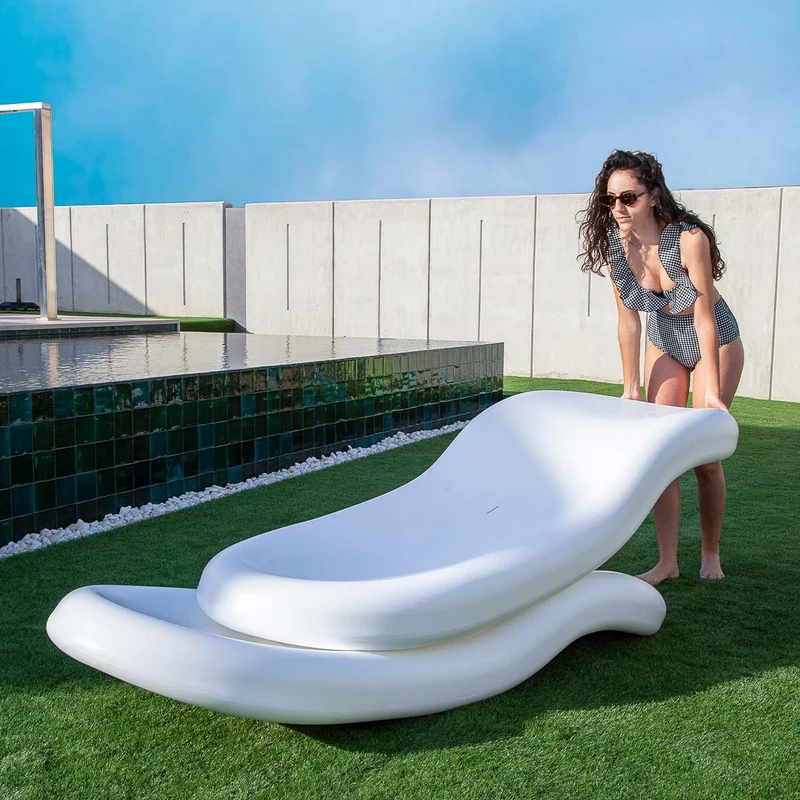 Set x2 Lettini da giardino RASA per case, piscine, hotel e beach club