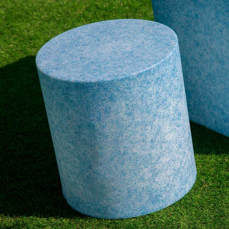 CIRCOOLAR Sgabello tondo Tafy Materiale riciclato
