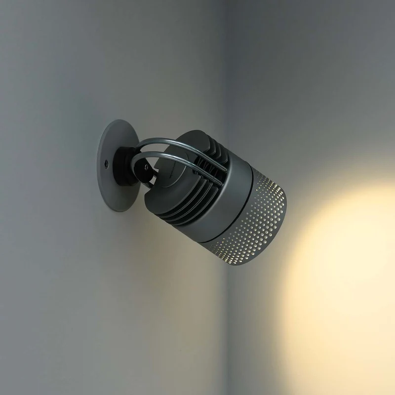 MOD Perfored - Applique murale LED en acier perforé, style industriel