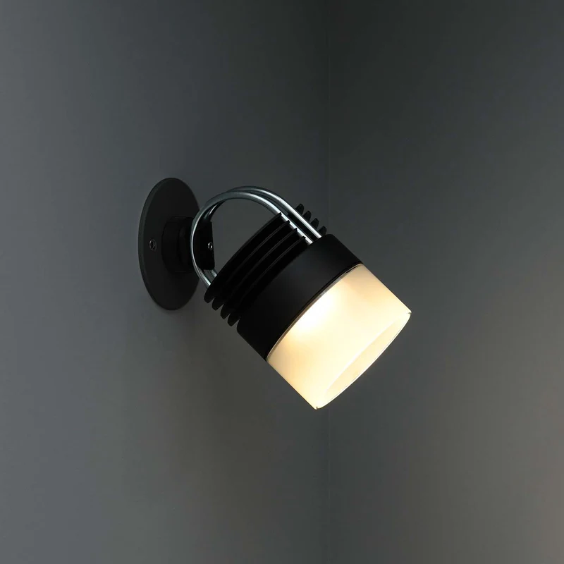 MOD Glass - Applique murale LED en acier et verre, style minimaliste