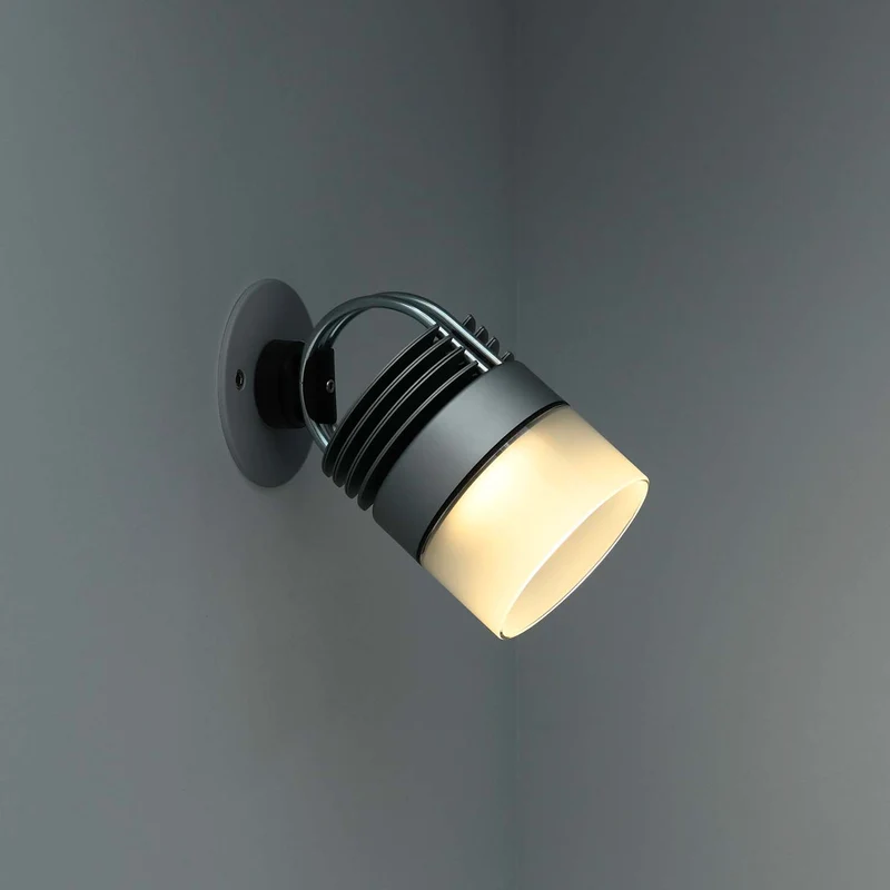 MOD Glass - Applique murale LED en acier et verre, style minimaliste