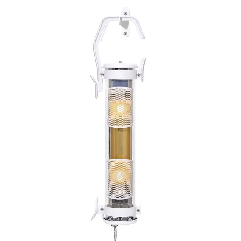 BALKE - Applique murale étanche IP44 en acier et verre, style industriel
