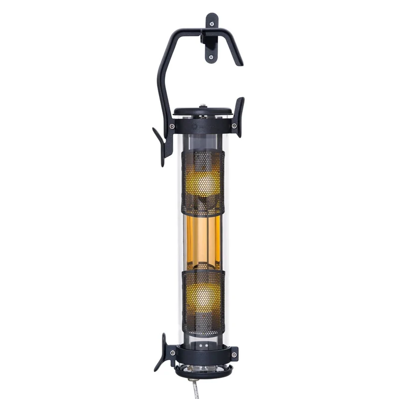 BALKE - Applique murale étanche IP44 en acier et verre, style industriel