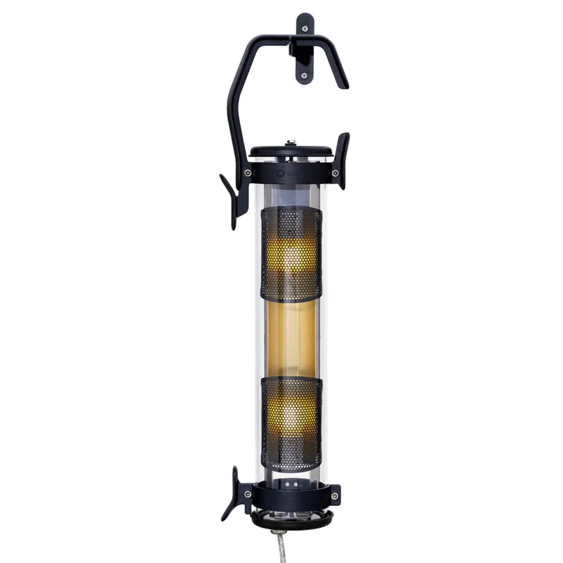 BALKE - Applique murale étanche IP44 en acier et verre, style industriel