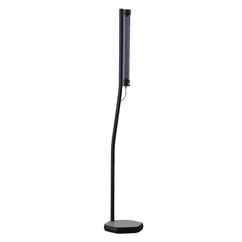 BODOM - Lampadaire LED étanche IP68 en acier, verre et béton, style industriel