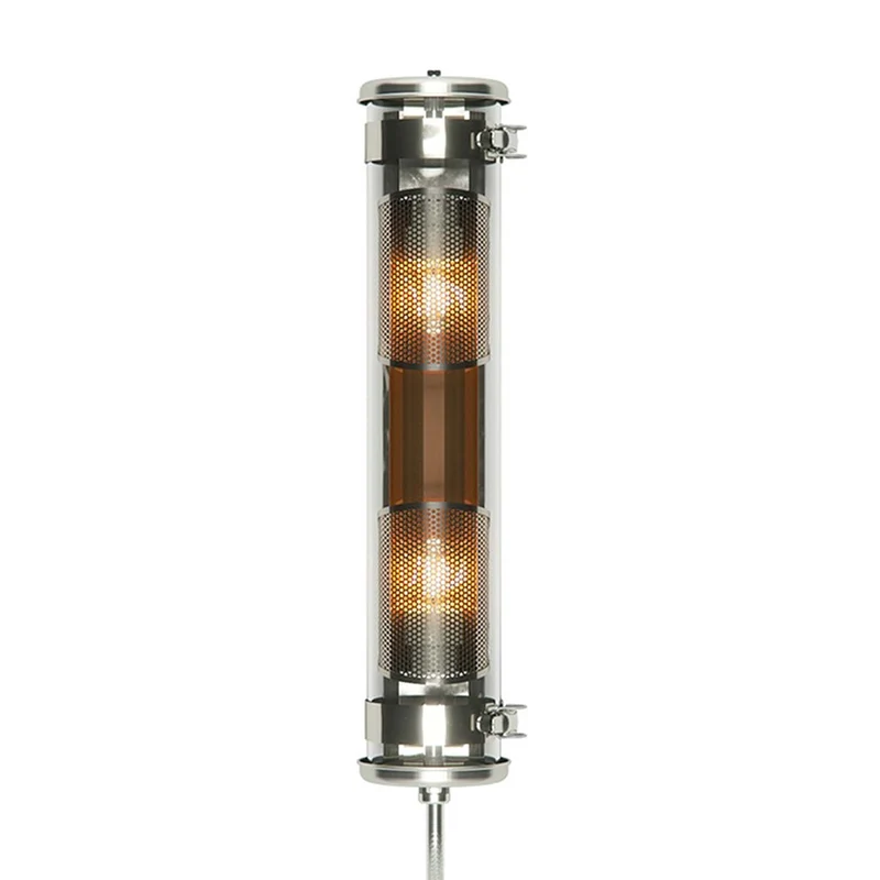 MUSSET GR - Applique murale étanche IP68 en acier et verre, style industriel