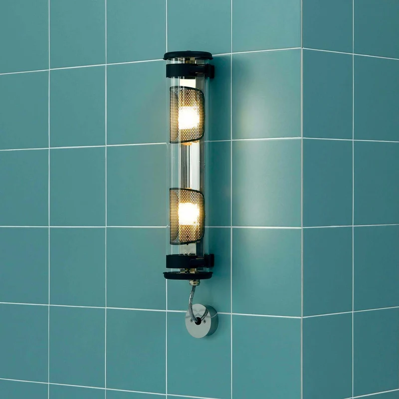 MUSSET GR - Applique murale étanche IP68 en acier et verre, style industriel
