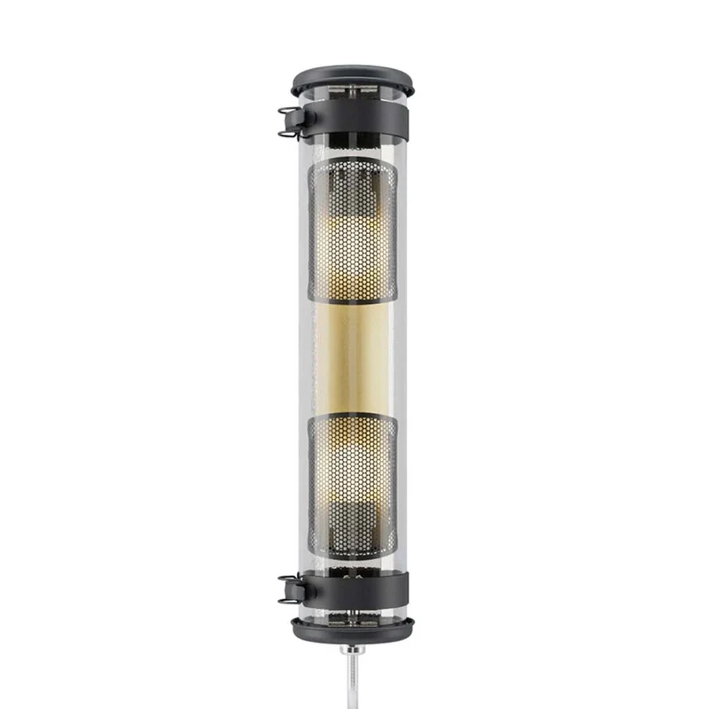 MUSSET GR - Applique murale étanche IP68 en acier et verre, style industriel