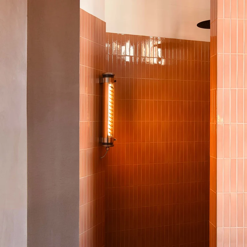 ELGAR - Applique murale LED étanche IP68 en acier et verre, style industriel