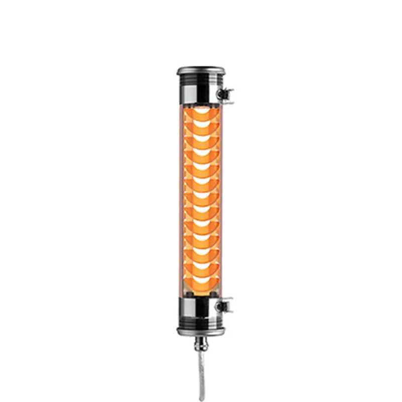 ELGAR - Applique murale LED étanche IP68 en acier et verre, style industriel