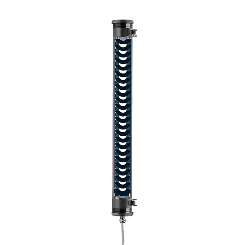 ELGAR - Applique murale LED étanche IP68 en acier et verre, style industriel