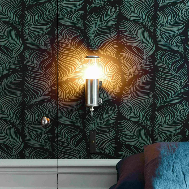 BENDZ - Applique murale étanche IP68 en acier et laiton, style industriel