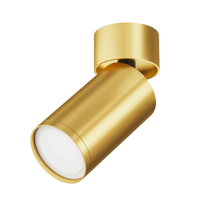 Focus S - Spot orientable en acier, style Art déco