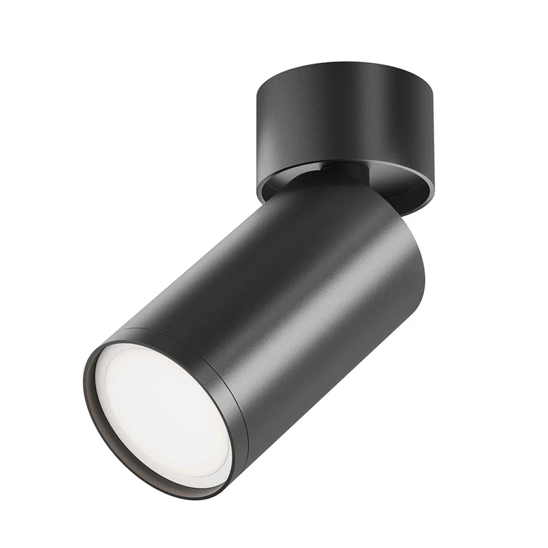 Focus S - Spot orientable en acier, style Art déco