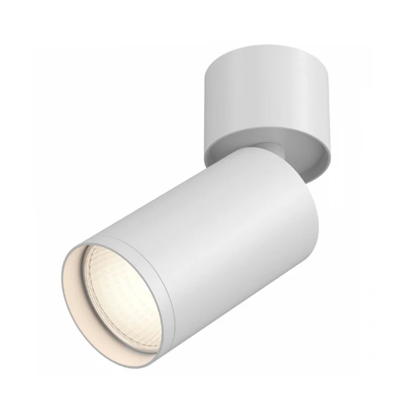 Focus S - Spot orientable en acier, style Art déco