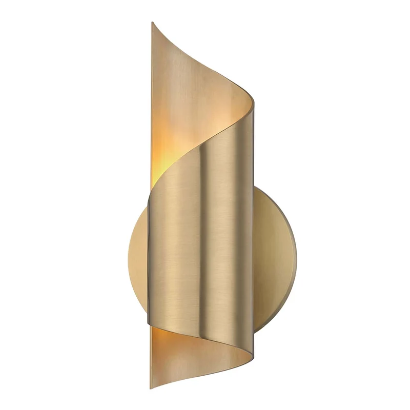 EVIE - Applique murale en verre et métal, style contemporain