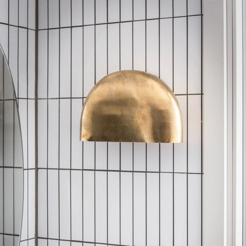 DIGGS - Applique murale LED en laiton massif, style Art déco