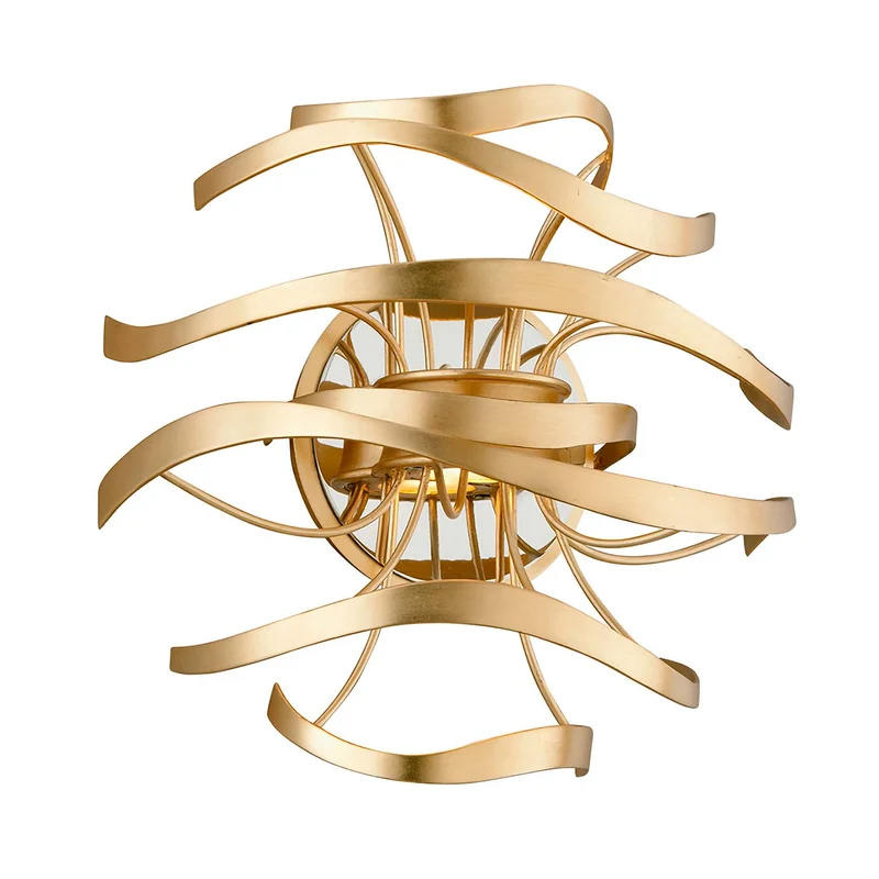 CALLIGRAPHY - Applique murale LED en acier, style art déco, H 30 cm
