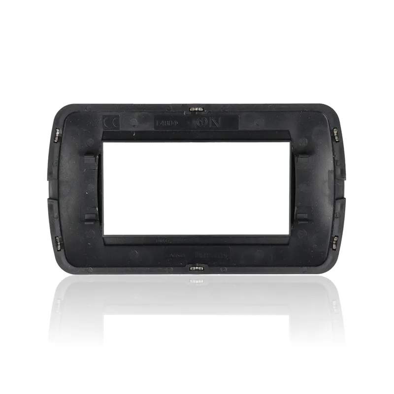 BTICINO L4804ACS - Living Int - Placca 4P Acciaio Spazzolato
