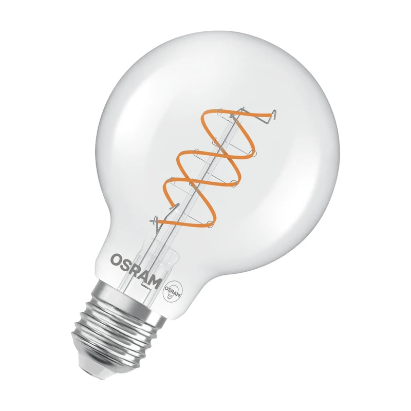 OSRAM Vintage 1906 Globo Lampadina LED Chiara, 7.2W, 806lm, E27, Bianco caldo