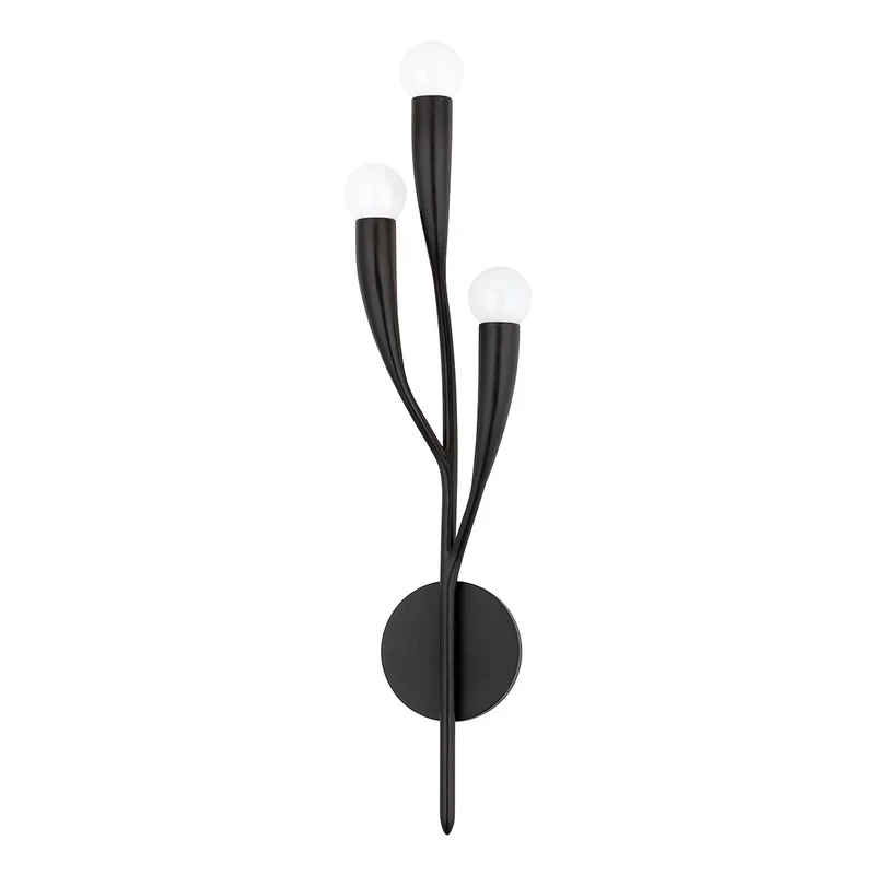 LABRA - Applique murale en métal et verre, style Art déco