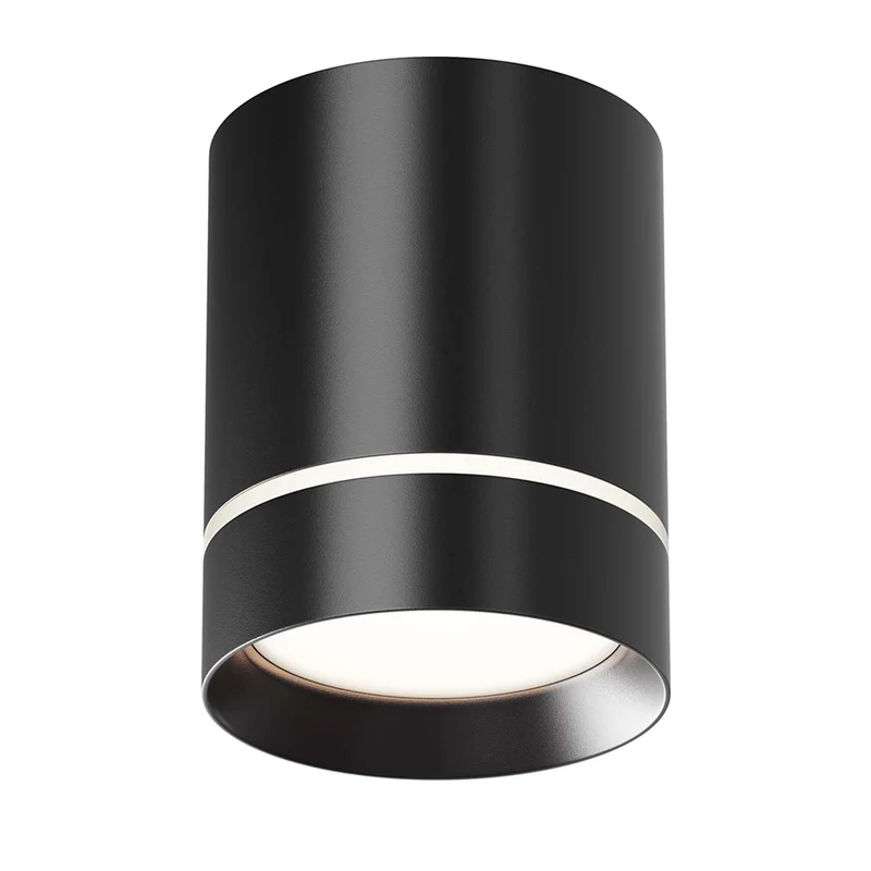 Orlo - Spot LED cylindrique en acier, style contemporain