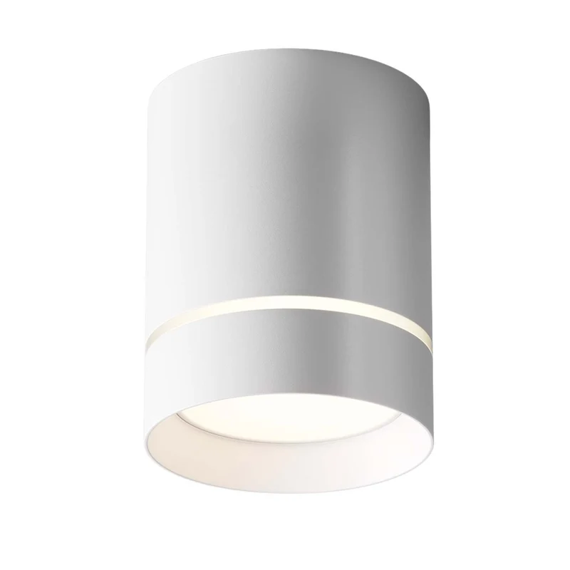 Orlo - Spot LED cylindrique en acier, style contemporain
