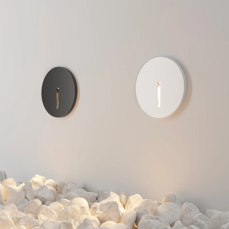 Lock - Spot LED pour escalier en aluminium, style contemporain
