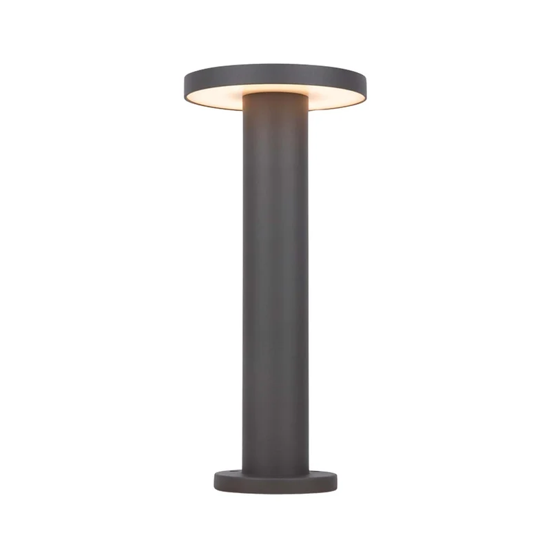 Wald - Borne LED en forme de champignon en acier, style contemporain