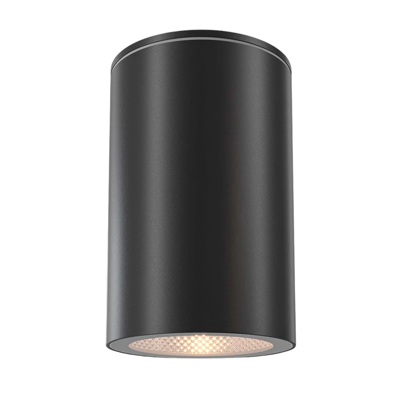 Roll - Spot en saillie étanche en acier, style contemporain