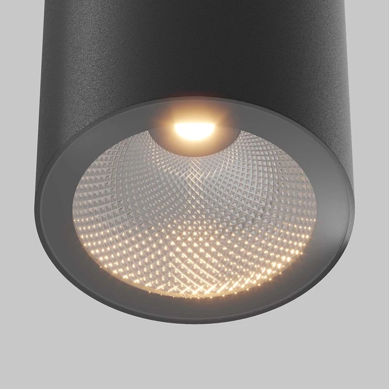 Roll - Spot en saillie étanche en acier, style contemporain