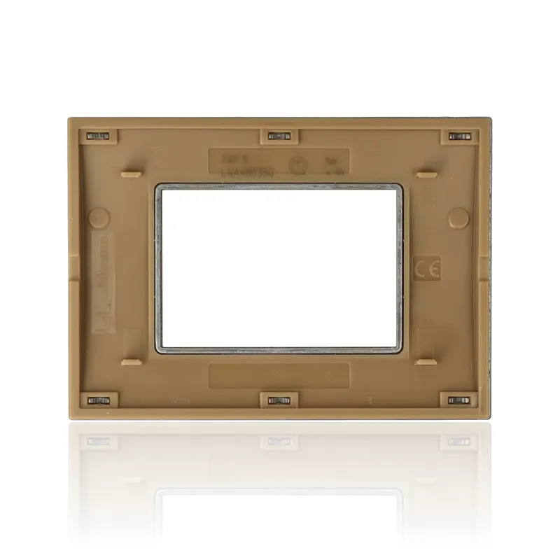 BTICINO LNA4803SQ - Bticino LL - Placca 3P square Bronzo
